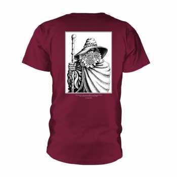 Merch Burzum: Tričko Rune (maroon) S