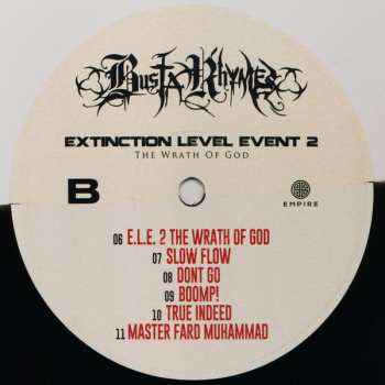 2LP Busta Rhymes: Extinction Level Event 2: The Wrath Of God CLR