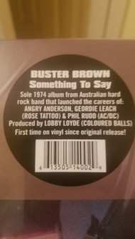 LP Buster Brown: Something To Say