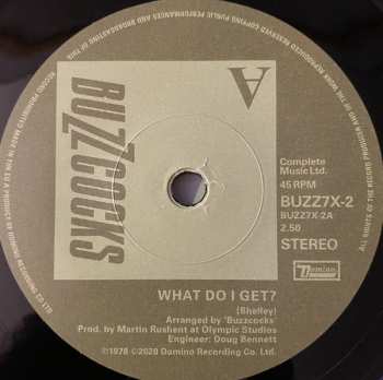 12SP/Box Set Buzzcocks: Complete UA Singles 1977-1980 LTD