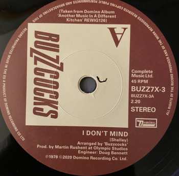 12SP/Box Set Buzzcocks: Complete UA Singles 1977-1980 LTD