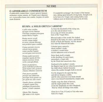 CD The Choir Of Christ Church Cathedral: Mass For Three Voices With The Propers For The Nativity