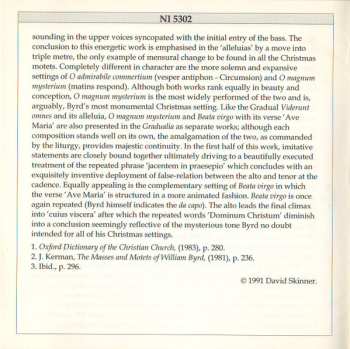 CD The Choir Of Christ Church Cathedral: Mass For Three Voices With The Propers For The Nativity