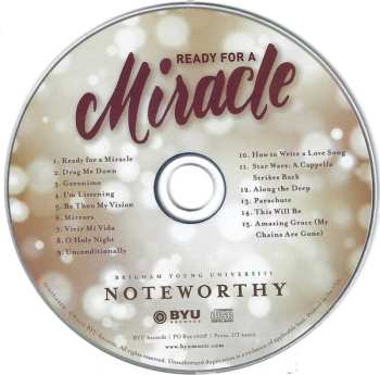CD BYU Noteworthy: Ready For A Miracle