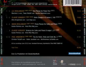 CD Christian Tetzlaff: Boulanger • Hindemith • Debussy
