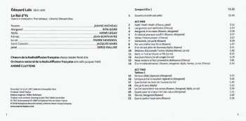 2CD André Cluytens: Le Roi D'Ys