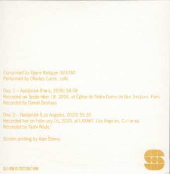 2CD Eliane Radigue: Naldjorlak