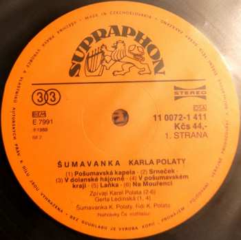 LP Šumavanka: Šumavanka Karla Polaty