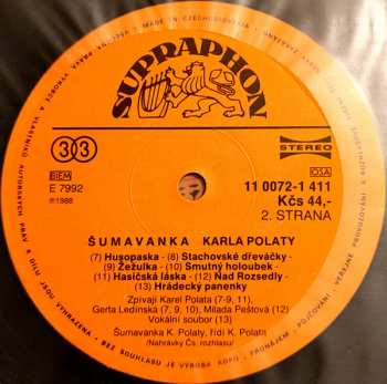 LP Šumavanka: Šumavanka Karla Polaty