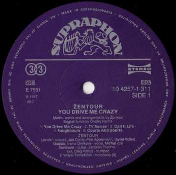 LP Žentour: You Drive Me Crazy
