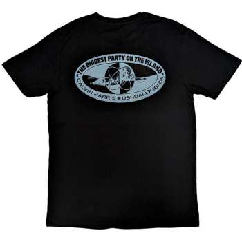 Merch Calvin Harris: Calvin Harris Unisex T-shirt: Biggest Party (back Print & Ex-tour) (small) S