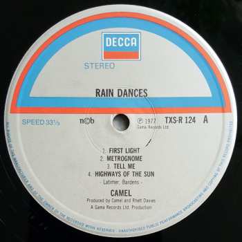 LP Camel: Rain Dances