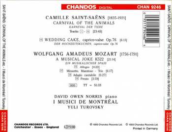CD Wolfgang Amadeus Mozart: Carnival Of The Animals · Wedding Cake / A Musical Joke