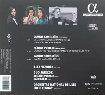 CD Camille Saint-Saëns: Le Carnaval Des Animaux / Double Concerto