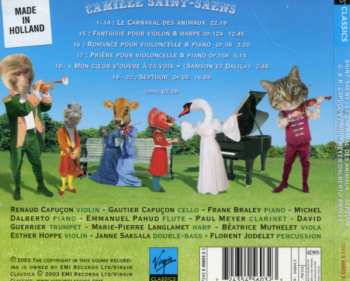 CD Gautier Capuçon: Le Carnaval Des Animaux - Septuor - Fantaisie