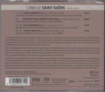 SACD Arthur Grumiaux: Piano Concerto No.2 Op.22 / Cello Concerto No.1 Op.33 / Violin Concerto No. 3 Op. 61 / Introduction & Rondo Capriccioso Op.28  LTD