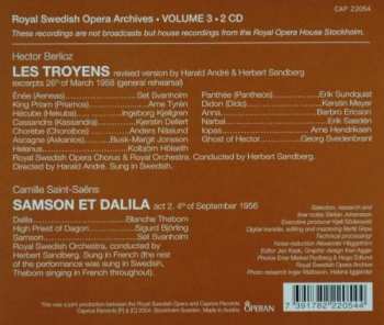 2CD Hector Berlioz: Samson Et Dalila Act 2 1956 / Les Troyens Excerpts 1958