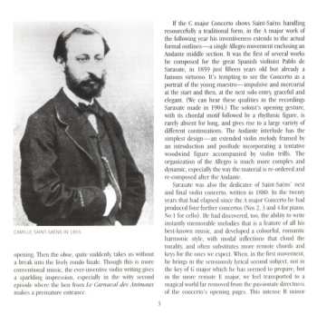 CD Camille Saint-Saëns: The Three Violin Concertos