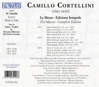 3CD/Box Set Camillo Cortellini: Le Messe - Edizione Integrale