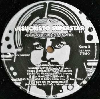 2LP Camilo Sesto: Jesucristo Superstar (Versión Original En Español)