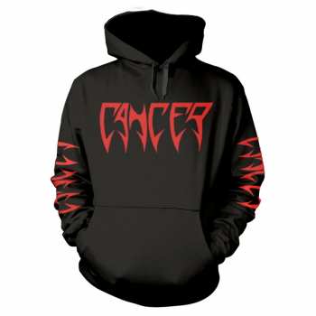 Merch Cancer: Mikina S Kapucí Death Shall Rise (black) S