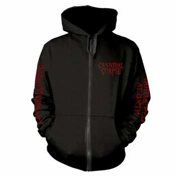 Merch Cannibal Corpse: Mikina so zipsom Butchered At Birth (explicit)