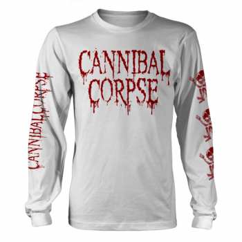 Merch Cannibal Corpse: Tričko S Dlouhým Rukávem Butchered At Birth (white) S