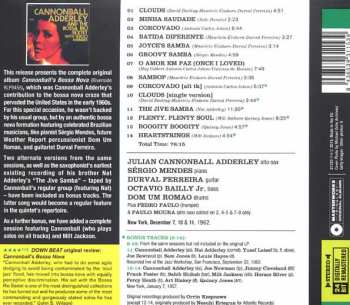 CD Cannonball Adderley: Cannonball's Bossa Nova DIGI