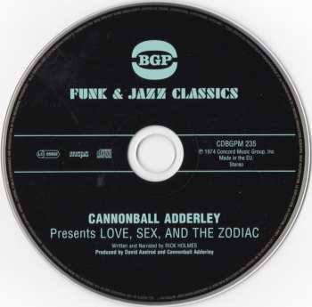 CD Cannonball Adderley: Love, Sex, And The Zodiac