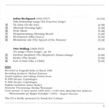 CD Canzone Koret: Danish Romantic A Cappella