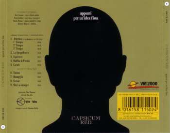 CD Capsicum Red: Appunti Per Un'Idea Fissa
