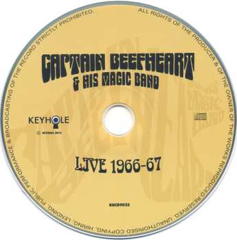 CD Captain Beefheart: Live 1966-67