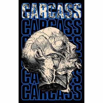 Merch Carcass: Textilný plagát Necro Head