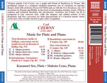 CD Carl Czerny: Music For Flute And Piano
