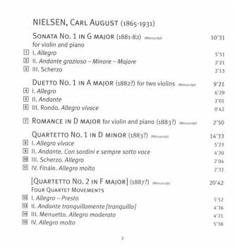 CD Carl Nielsen: Chamber Works For Violin And Strings