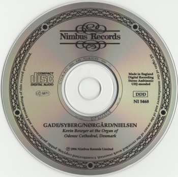 CD Niels Wilhelm Gade: Nielsen • Commotio (Danish Organ Works)