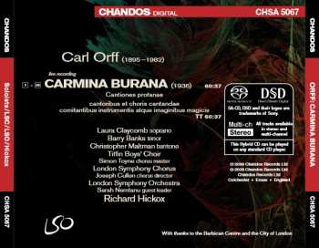 SACD The London Symphony Orchestra: Carmina Burana