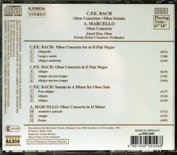 CD Carl Philipp Emanuel Bach: Oboe Concertos