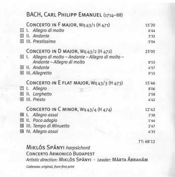 CD Carl Philipp Emanuel Bach: The Complete Keyboard Concertos (Volume 18)