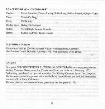 CD Carl Philipp Emanuel Bach: The Complete Keyboard Concertos (Volume 18)