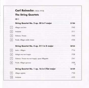 2CD Carl Reinecke: Complete String Quartets