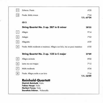 2CD Carl Reinecke: Complete String Quartets