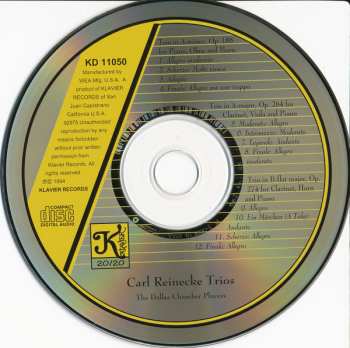 CD Carl Reinecke: Trios Op. 188, 264, 274