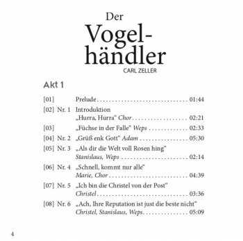 CD Carl Zeller: Der Vogelhändler