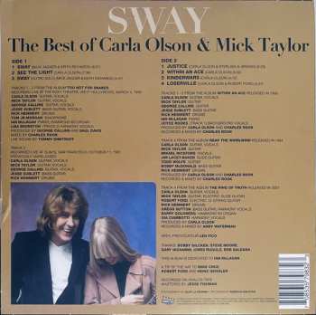 LP Carla Olson: Sway: The Best Of Carla Olson & Mick Taylor  LTD