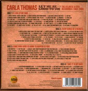 4CD/Box Set Carla Thomas: Let Me Be Good To You (The Atlantic & Stax Recordings 1960-1968)