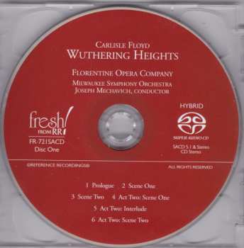 2SACD Florentine Opera Company: Wuthering Heights: An Opera In Three Acts
