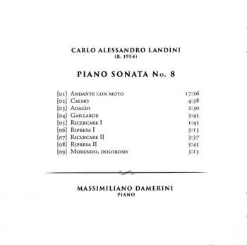 CD Massimiliano Damerini: Piano Sonata No. 8