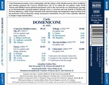 CD Carlo Domeniconi: Concerto Mediterraneo, Op. 67