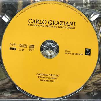 CD Luca Guglielmi: Graziani: Sonate A Violoncello Solo E Basso